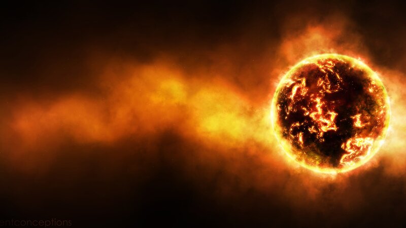 Burning Planet — Orange