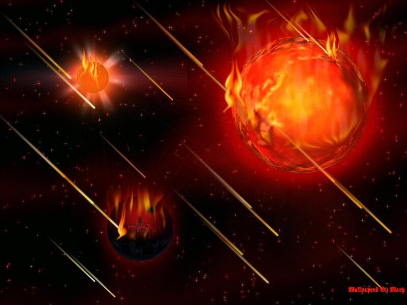 Burning Planets in Space