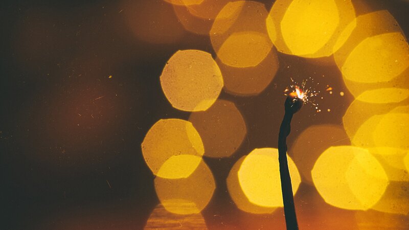 Burning Sparkler