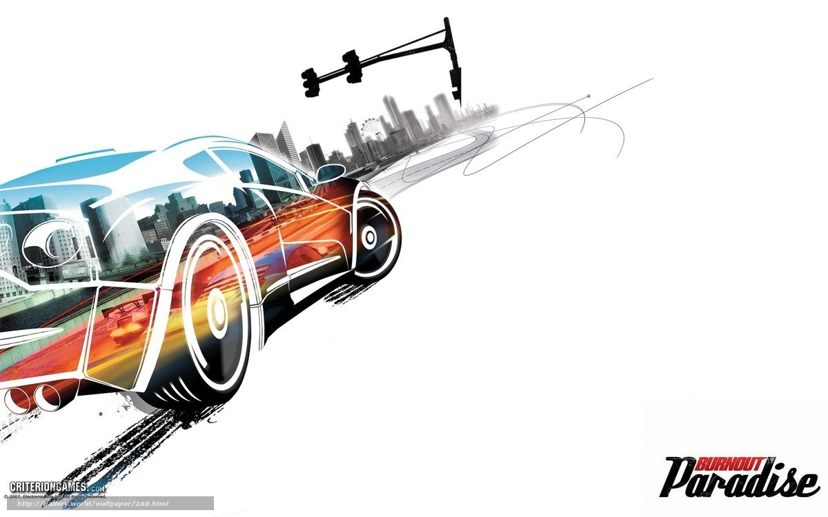 Burnout Paradise car art