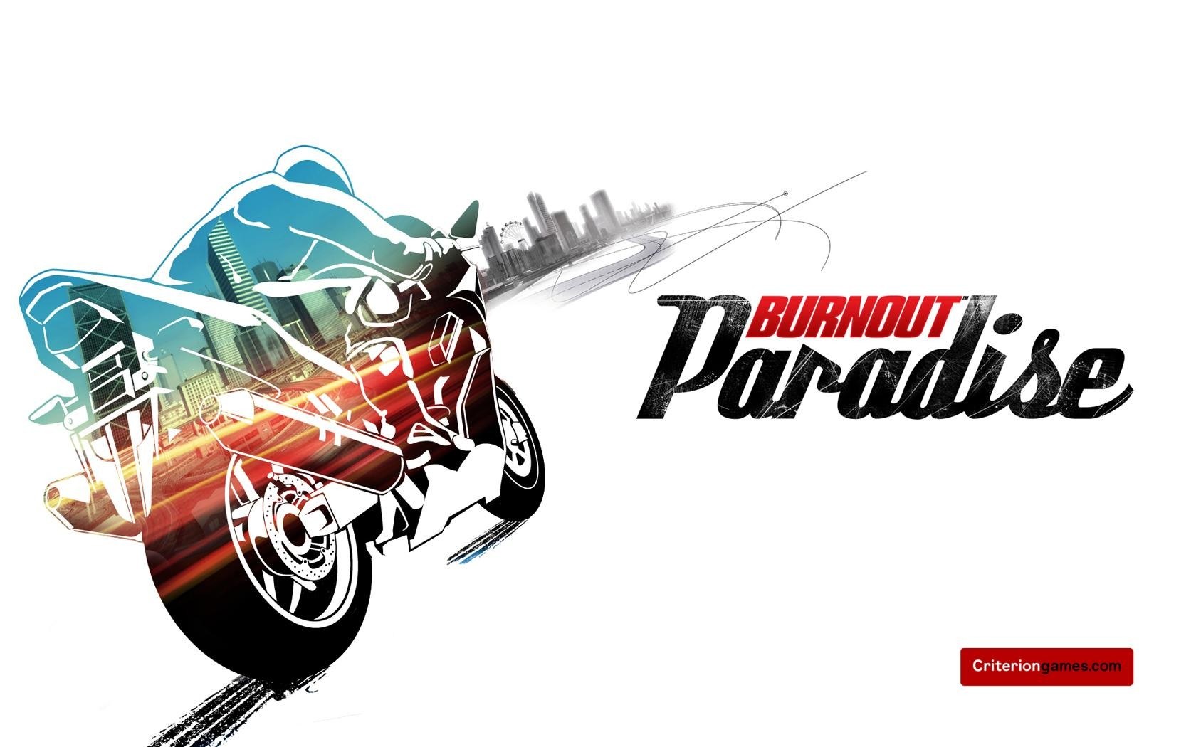 Burnout Paradise game art