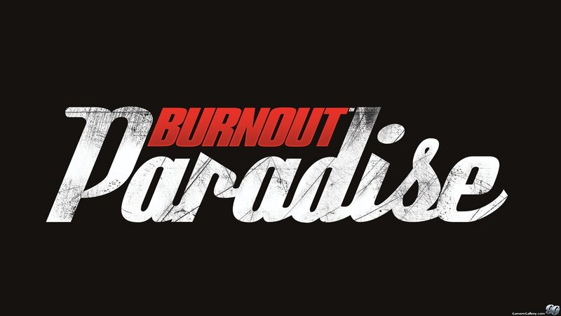 Burnout Paradise Logo — Black, Bold