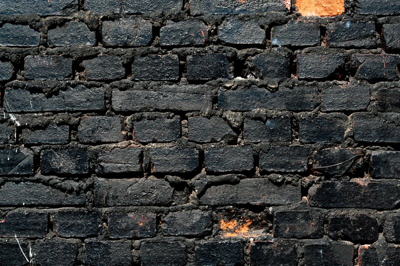 Burnt Brick Wall