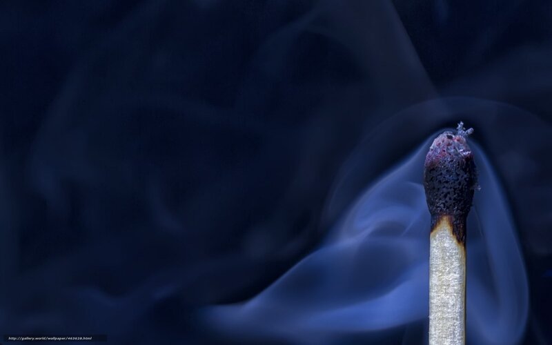 Burnt Matchstick — Blue
