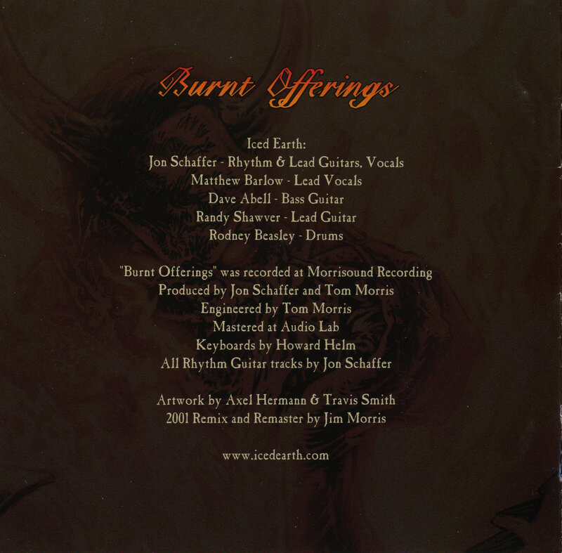 Burnt Offerings album credits