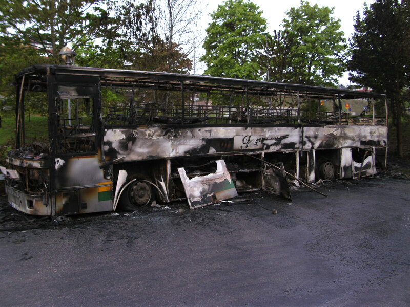 Burnt-out Bus