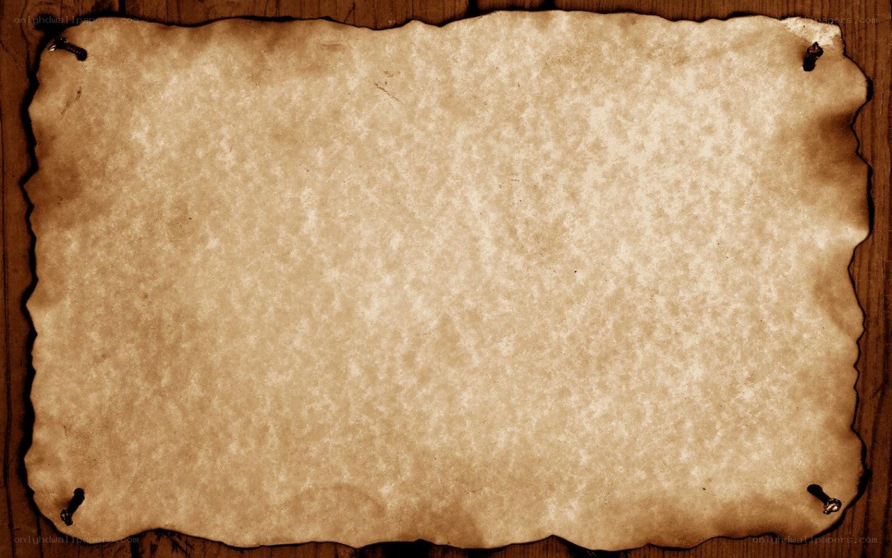 burnt parchment on wood