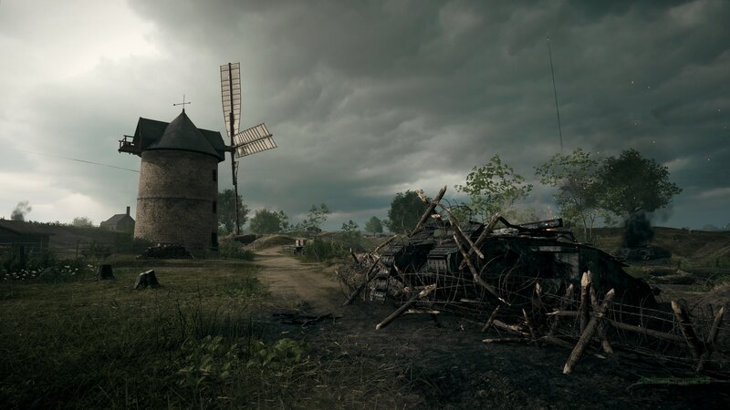 Burnt Tank Wreckage