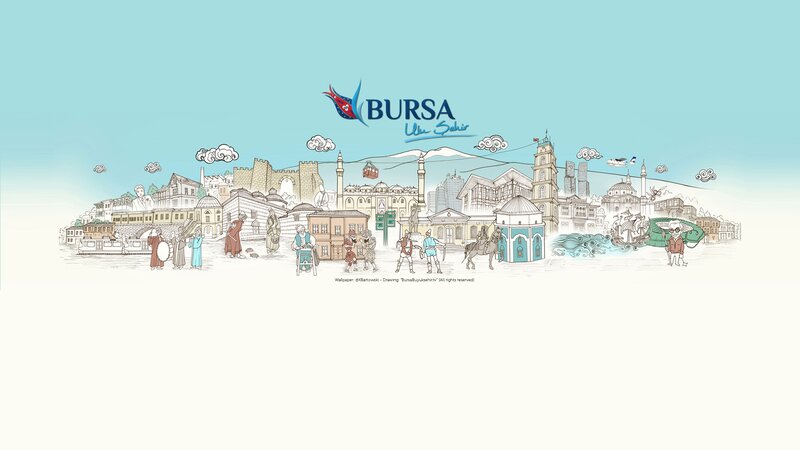 Bursa Cityscape Illustration