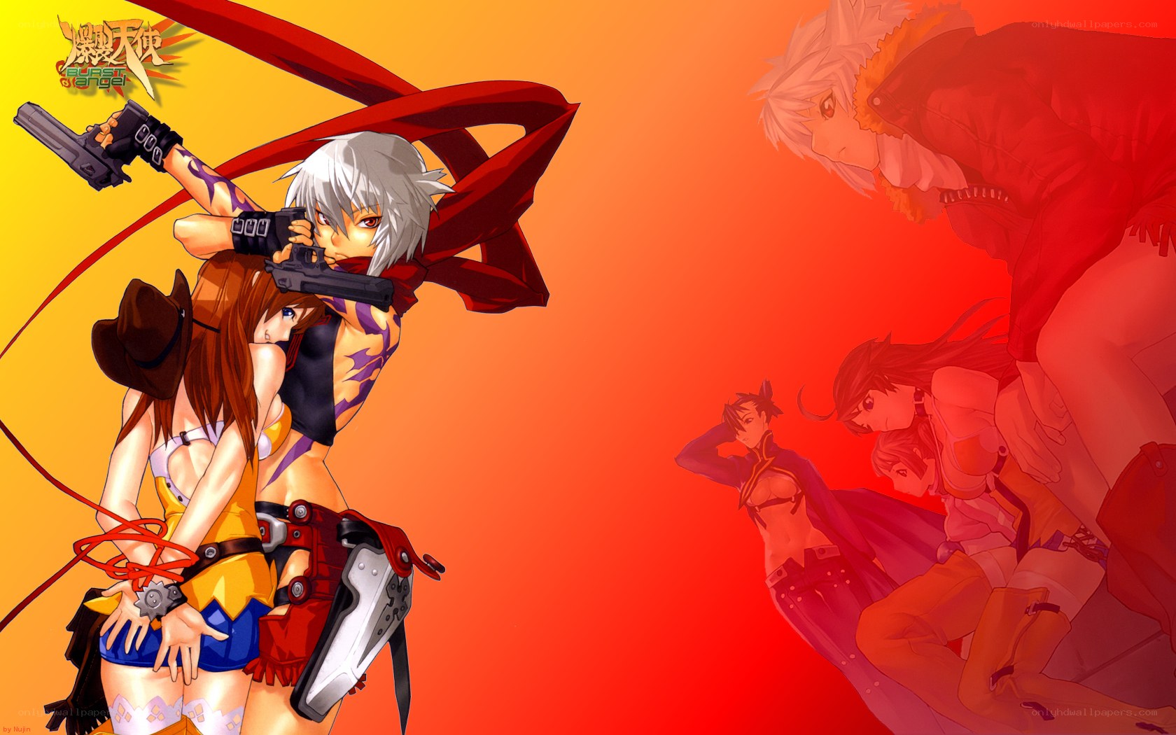 Burst Angel anime art