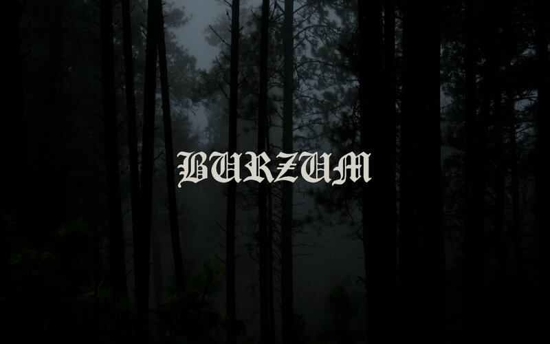 Burzum in a misty forest