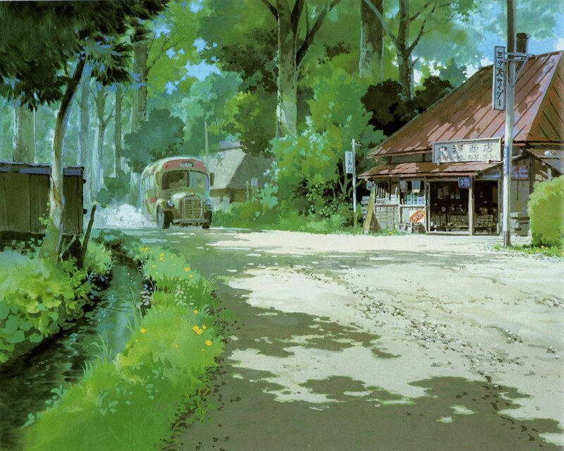 Bus on Rural Road