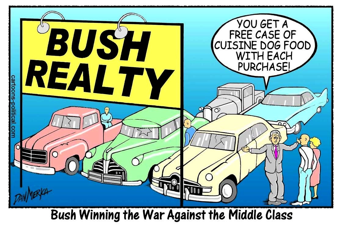 Bush Reality cartoon