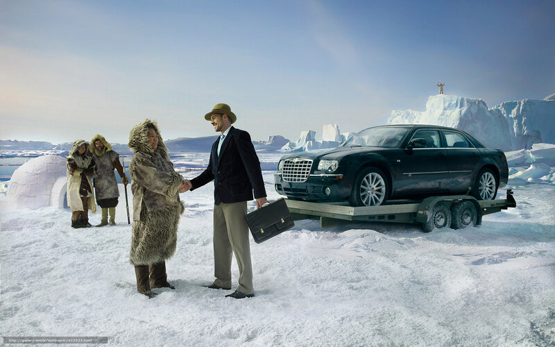 Business deal in the arctic