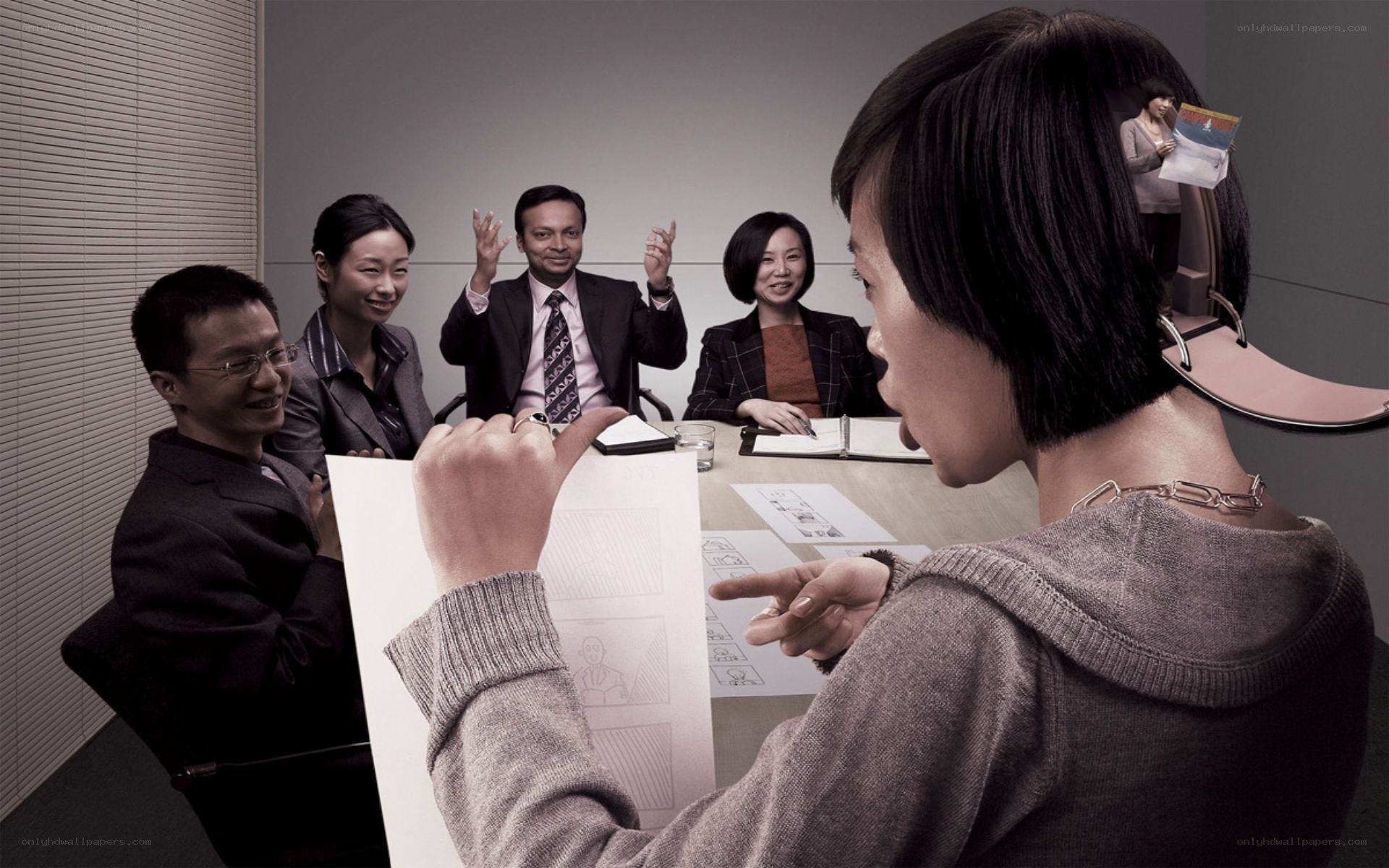 Business team meeting