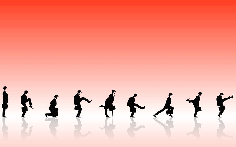 businessman exercise sequence