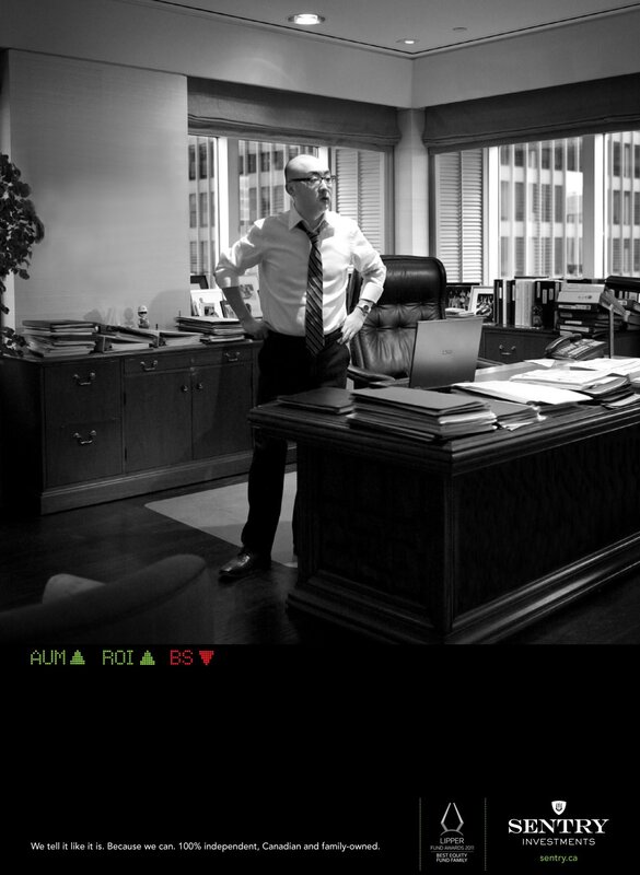 Businessman in office
