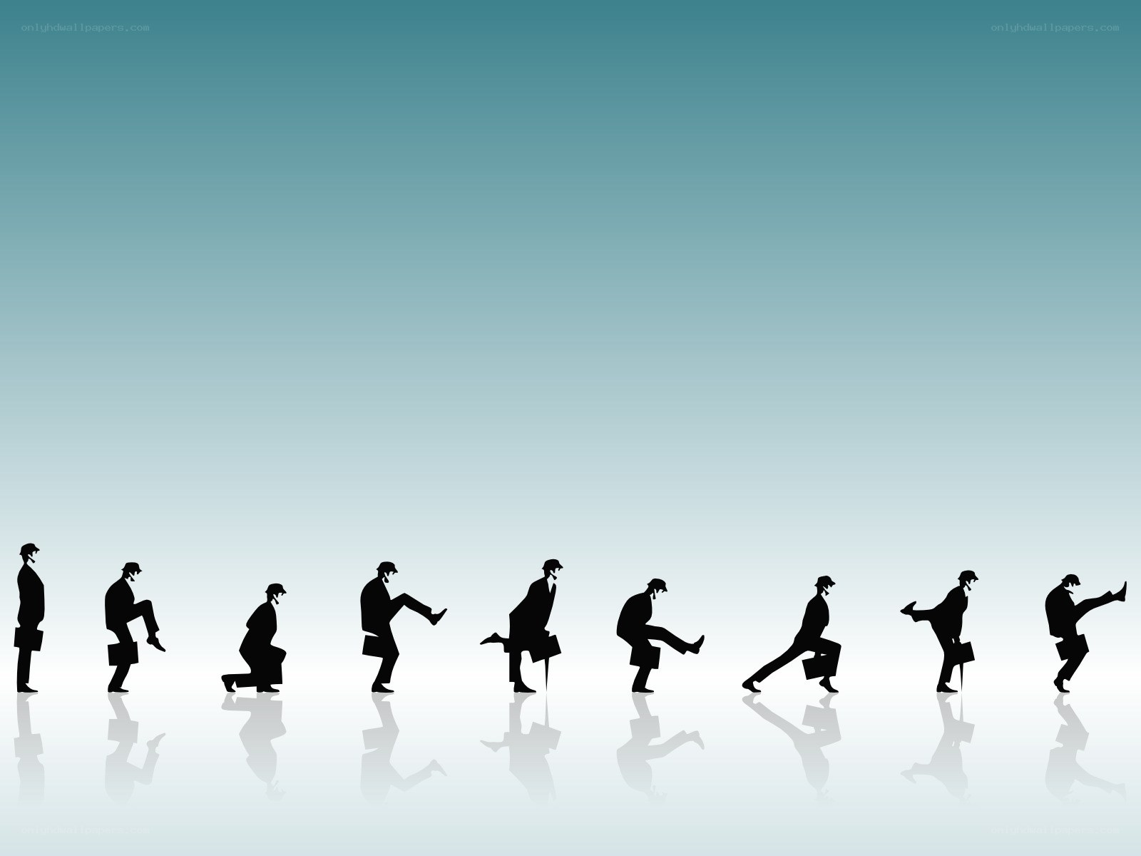 businessman kicking sequence
