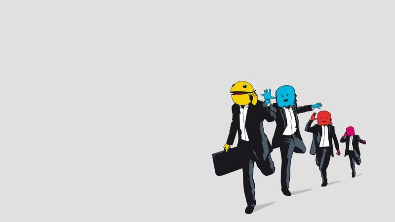 Businessmen in Helmets