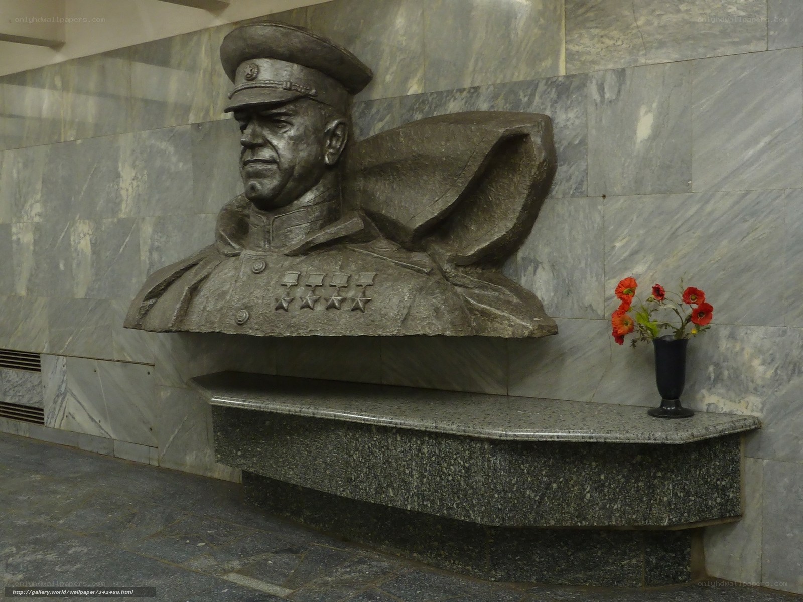 Bust of a military officer