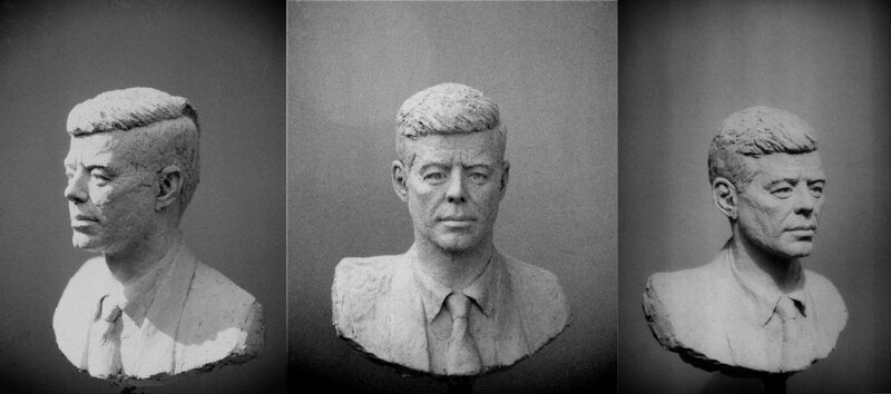 Bust of John F Kennedy