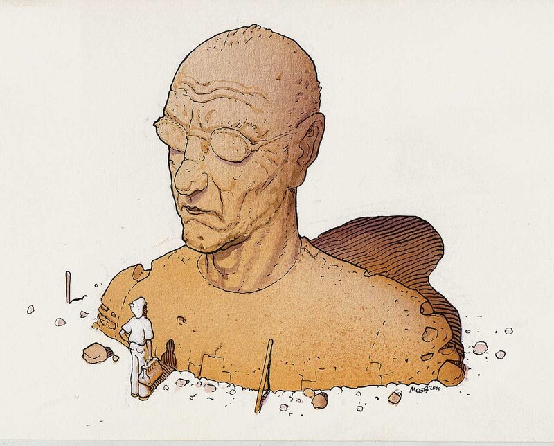 Bust of Old Man