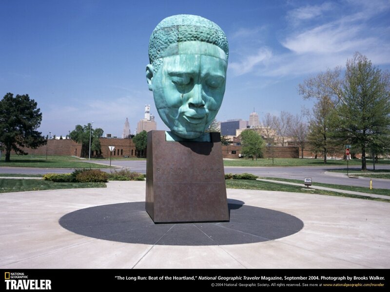Bust sculpture in Kansas City