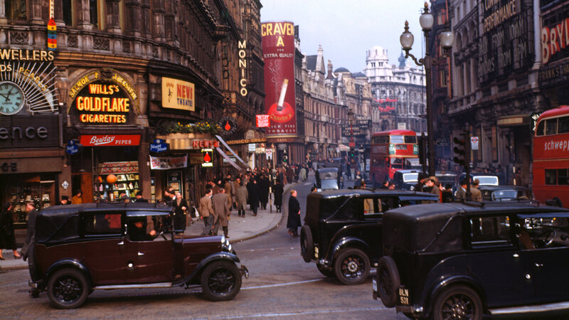 Busy London Street