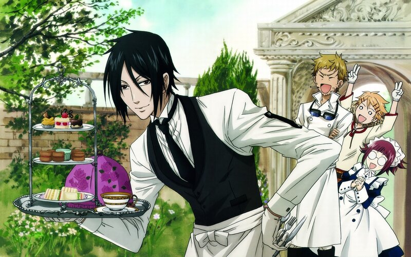 Butler Serving Tea