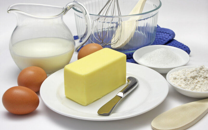 Butter and Baking Ingredients