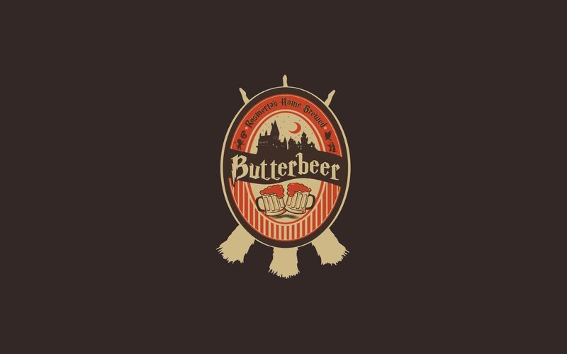 Butterbeer logo design