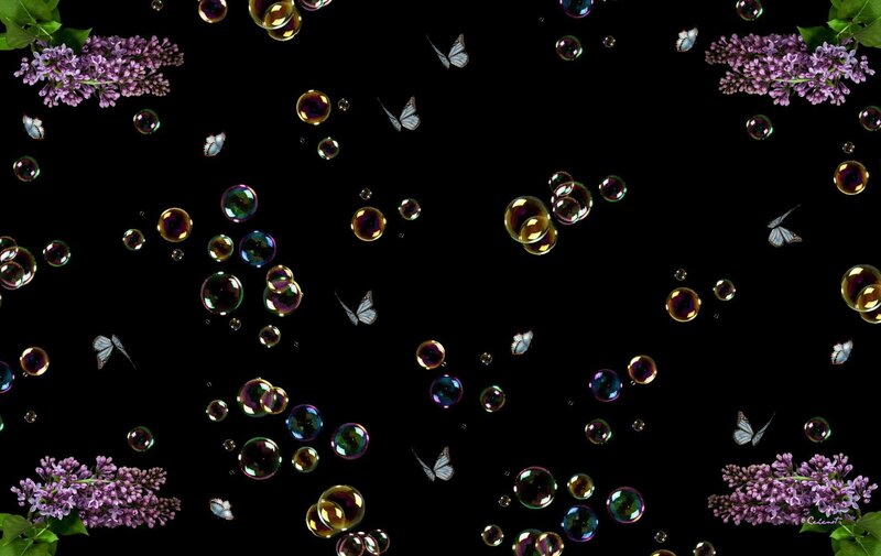 Butterflies and Bubbles — Purple