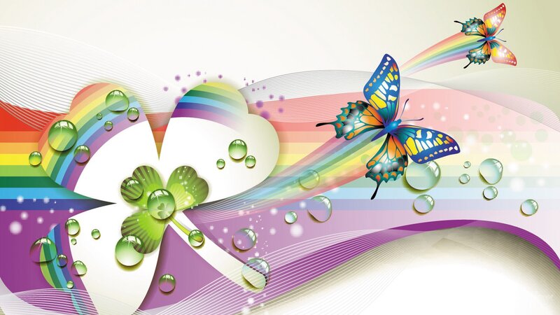 Butterflies and Clover