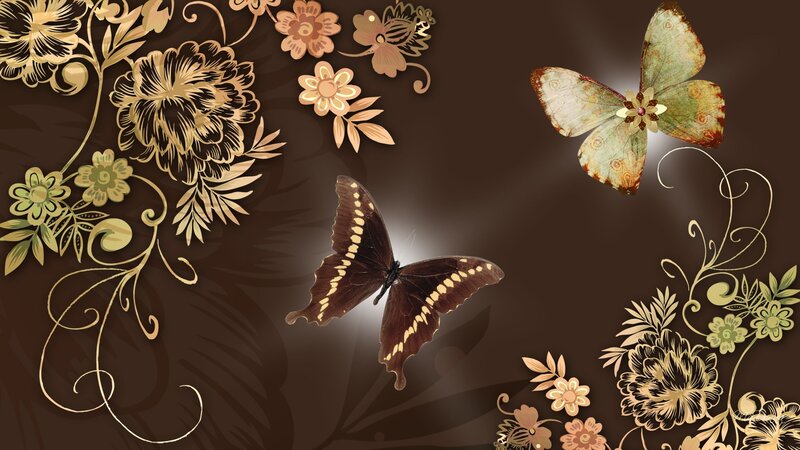 Butterflies and Floral Patterns