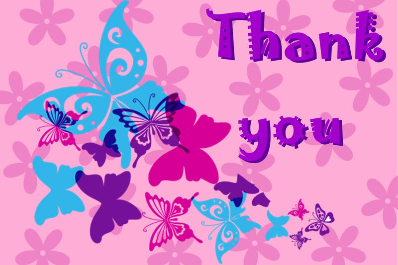 Butterflies and Flowers — Pink, Cheerful, Vector Art