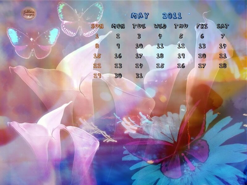 Butterflies and Flowers — Purple, Dreamy