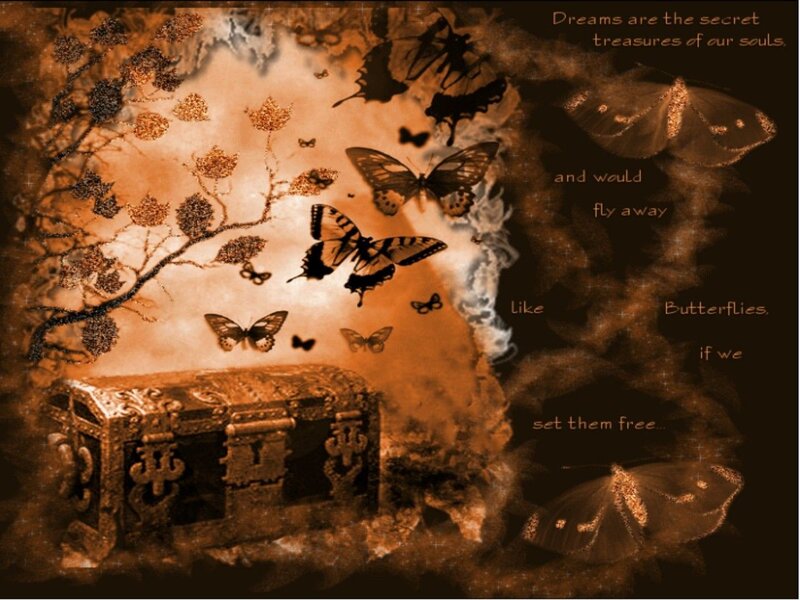 Butterflies and Treasure Chest