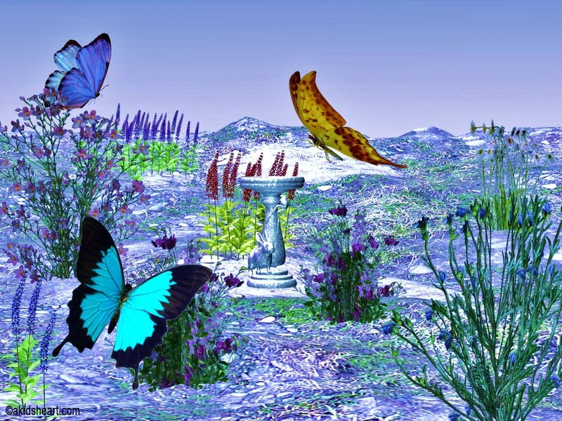 butterflies in a dream garden