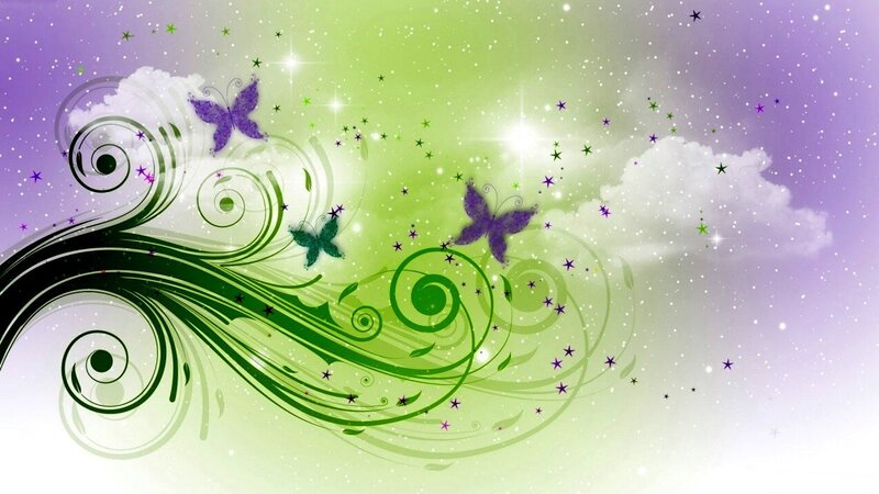 Butterflies in a Swirl