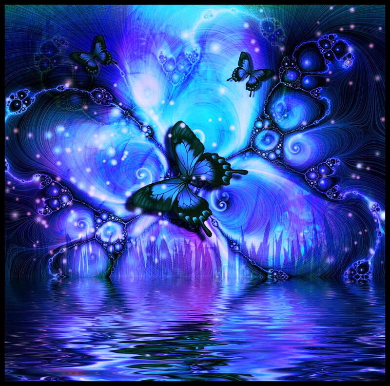 Butterflies in Cosmic Scene