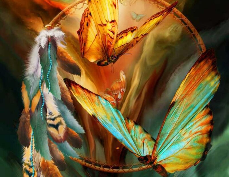 Butterflies in Dreamcatcher