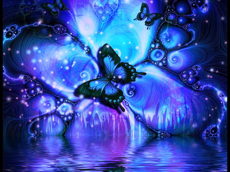 Butterflies in Fractal Space