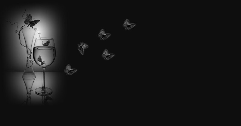 Butterflies in Glass
