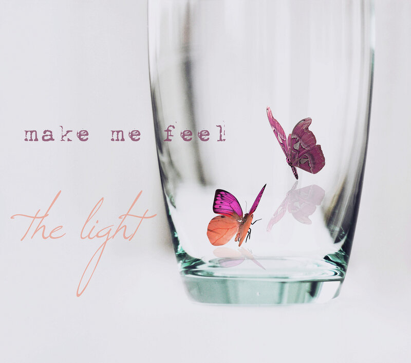 Butterflies in Glass — White
