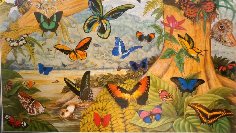 Butterflies in Jungle — Green