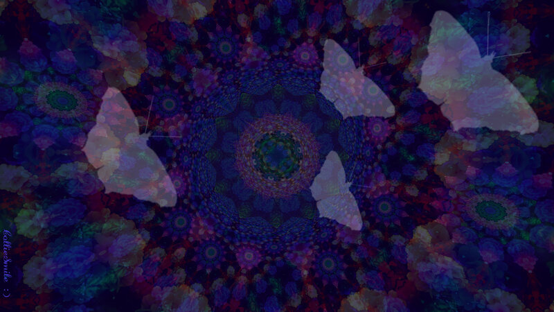 Butterflies in Mandala
