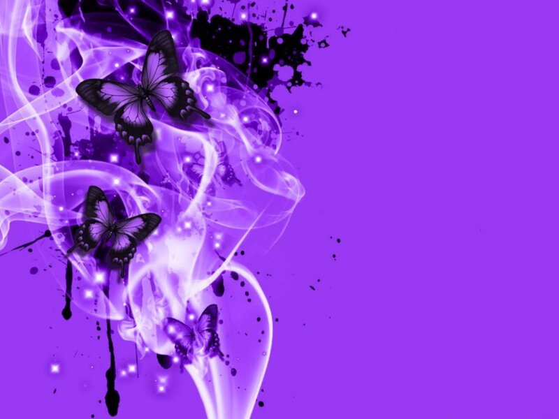 Butterflies in Purple Smoke