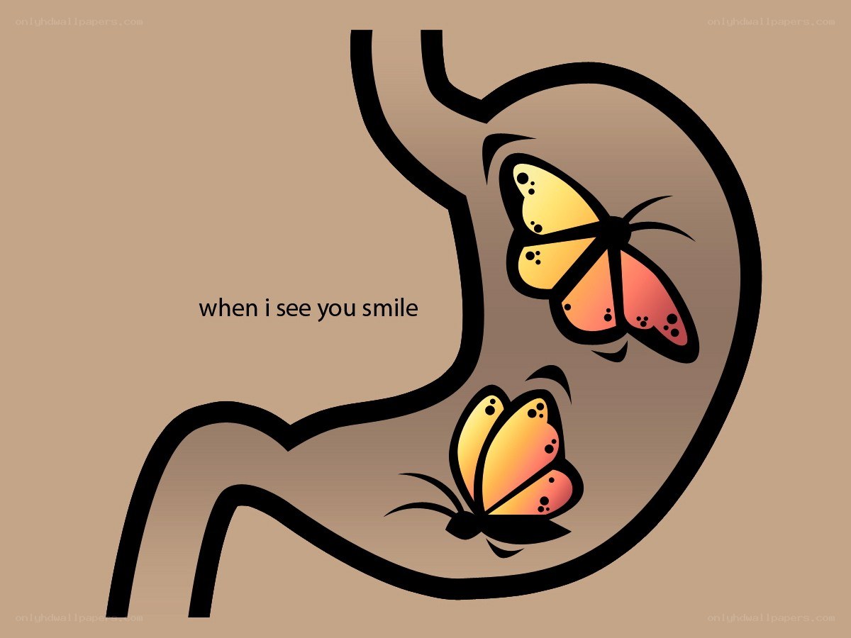 butterflies in stomach