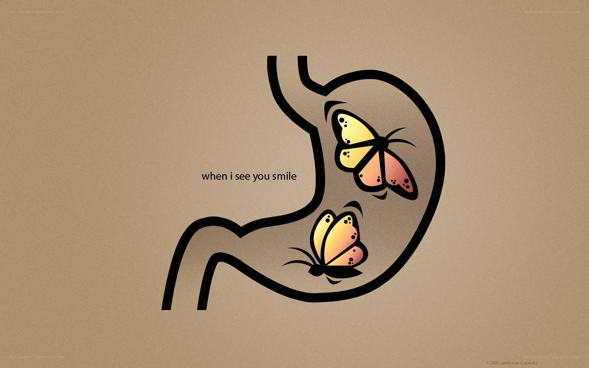 butterflies in stomach