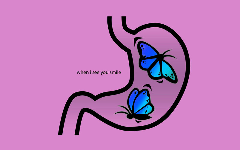 Butterflies in Stomach — Pink